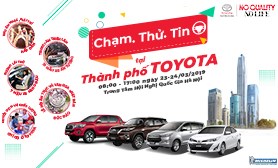 TOYOTA VIỆT NAM TỔ CHỨC SỰ KIỆN CHẠM.THỬ.TIN TẠI THÀNH PHỐ TOYOTA