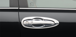 Bộ ốp tay cửa mạ Crôm - 4 cửa (Có viền mạ Chrome)
